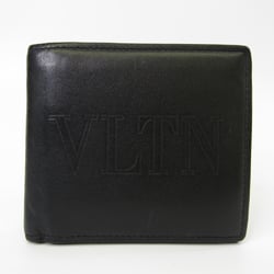 ヴァレンティノ・ガラヴァーニ(Valentino Garavani) ユニセックス レザー 財布（二つ折り） ブラック