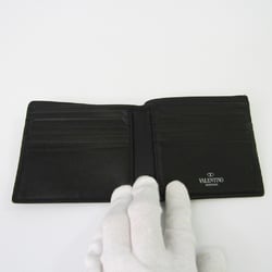 ヴァレンティノ・ガラヴァーニ(Valentino Garavani) ユニセックス レザー 財布（二つ折り） ブラック