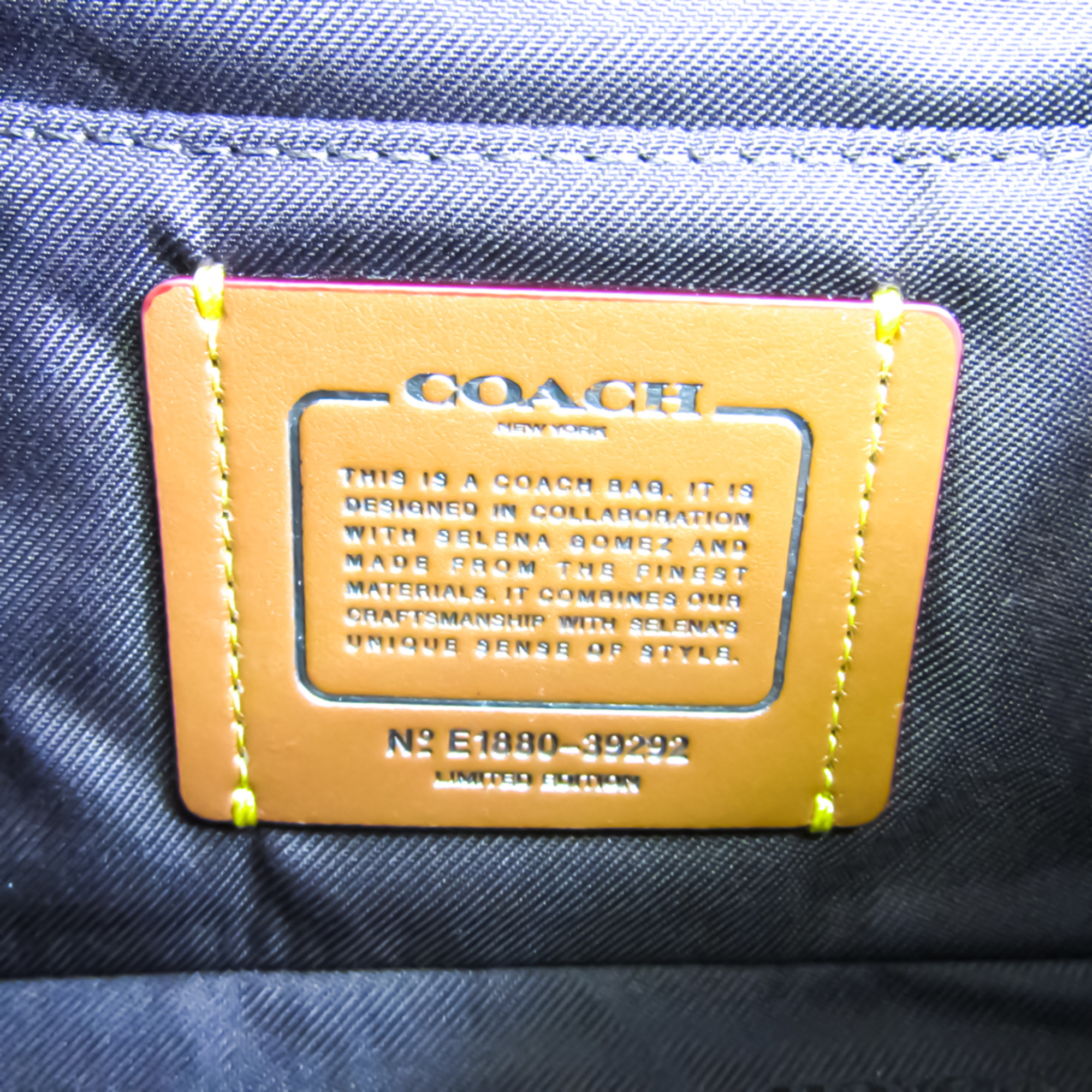 コーチ(Coach) セレーナ ゴメス バニティ 39292 レディース レザー