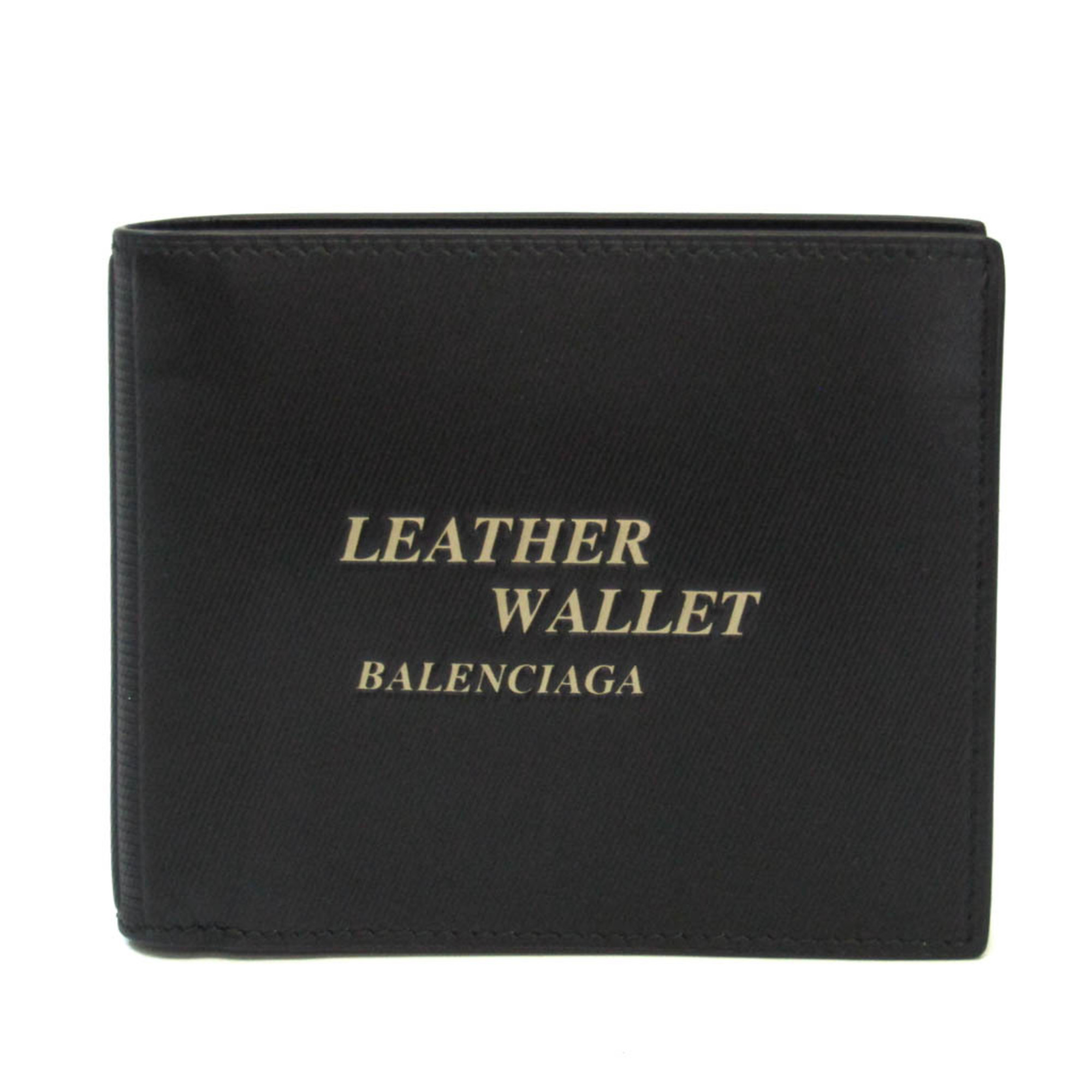 バレンシアガ(Balenciaga) 506001 メンズ レザー 財布（二つ折り） ブラック | eLADY Globazone