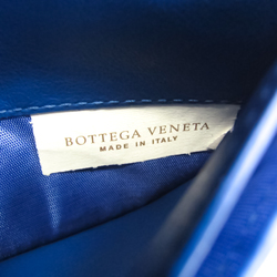 ボッテガ・ヴェネタ(Bottega Veneta) イントレチャート ユニセックス レザー 長札入れ（二つ折り） ブルー