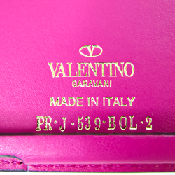 ヴァレンティノ・ガラヴァーニ(Valentino Garavani) レザー バンパー iPhone 6s 対応 ピンク