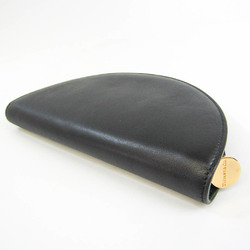 ティファニー(Tiffany) ハーフムーン ユニセックス レザー 長財布（二つ折り） ブラック