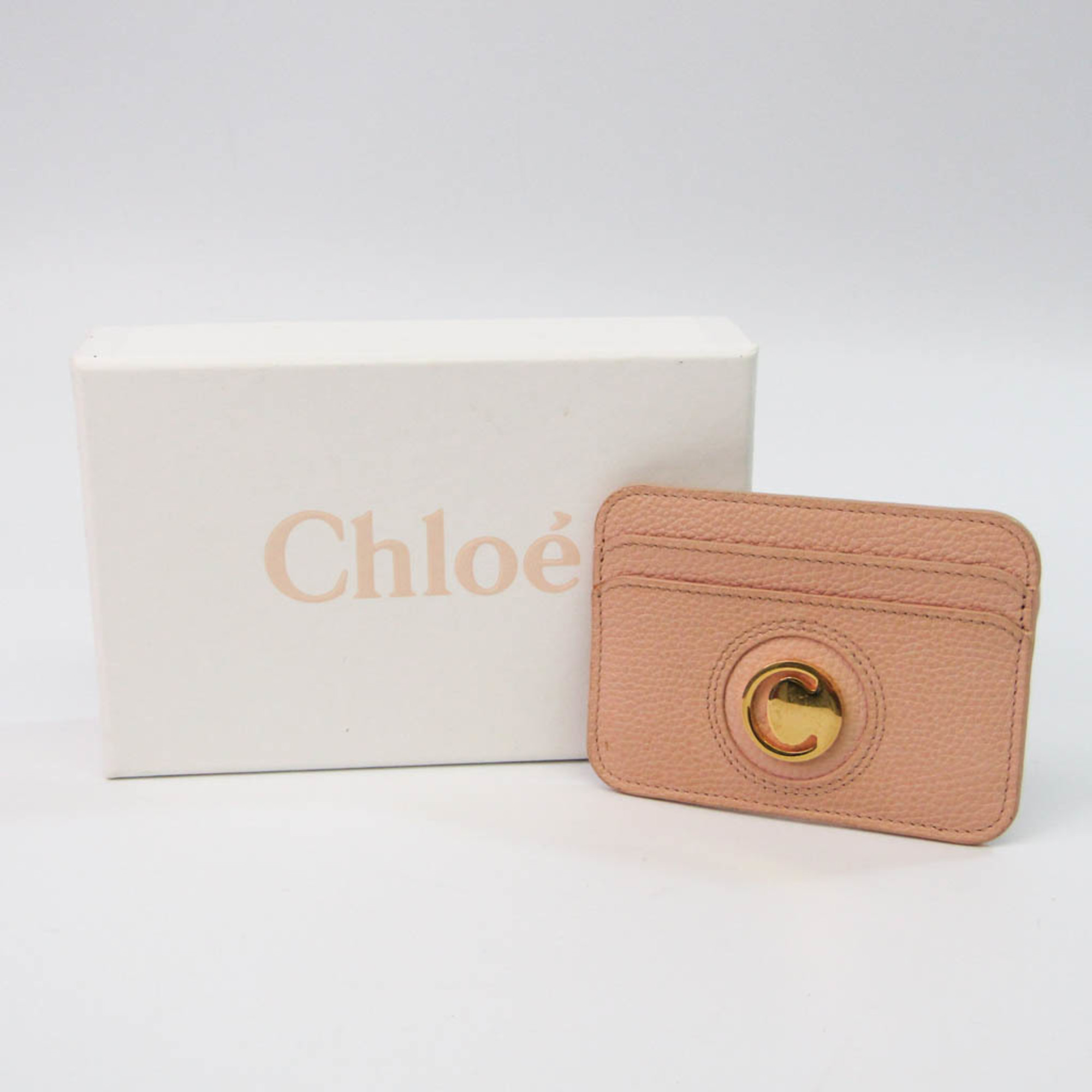 クロエ(Chloé) chc18wp070043 レザー カードケース ピンク