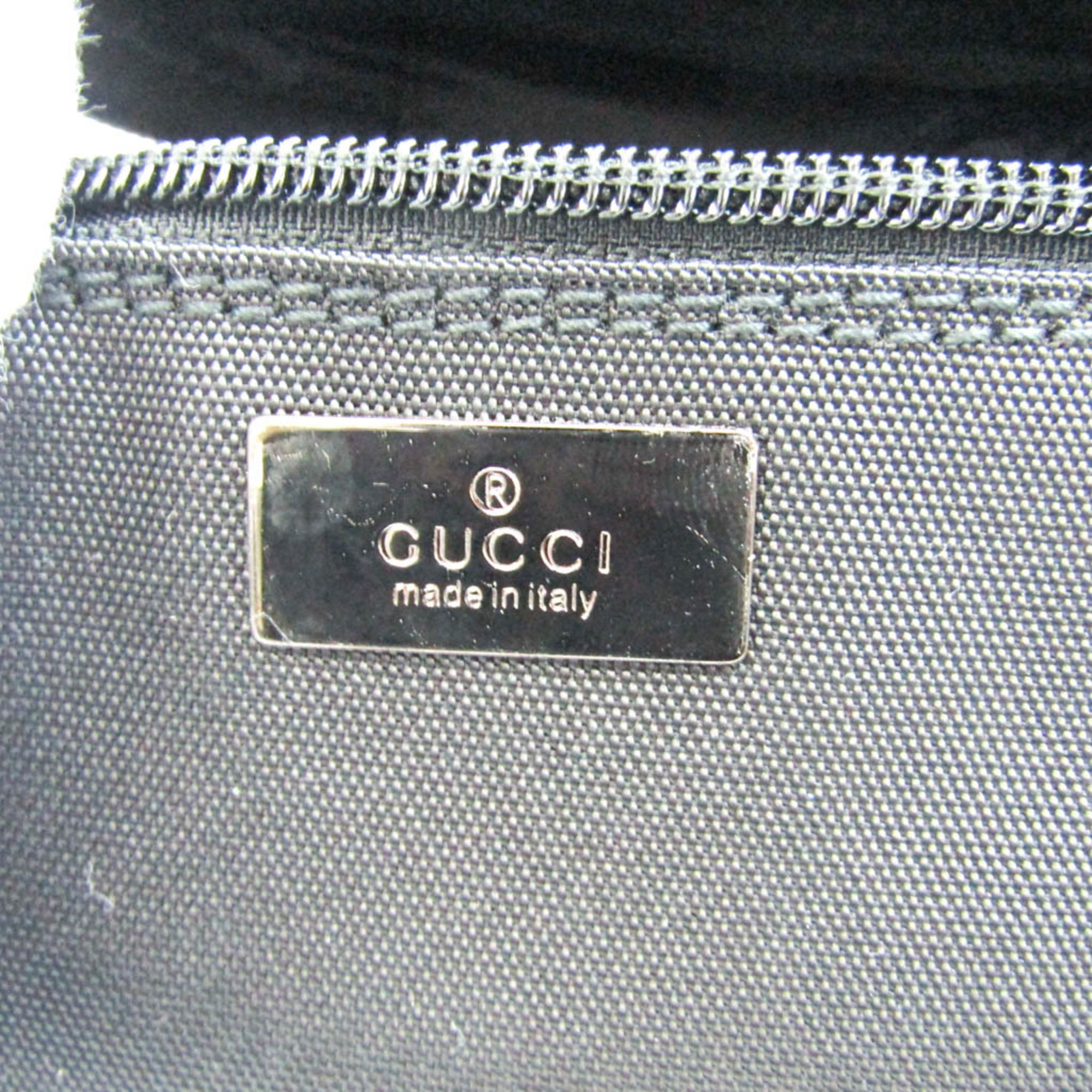 グッチ(Gucci) 039 0950 レディース ナイロン ポーチ ブラック