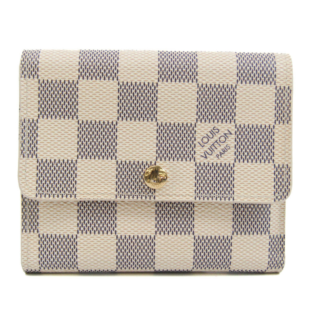 ルイ・ヴィトン(Louis Vuitton) ダミエアズール ポルトフォイユ・アナイス N63241 レディース ダミエアズール 財布（三つ折り）  ダミエ・アズール | eLADY Globazone
