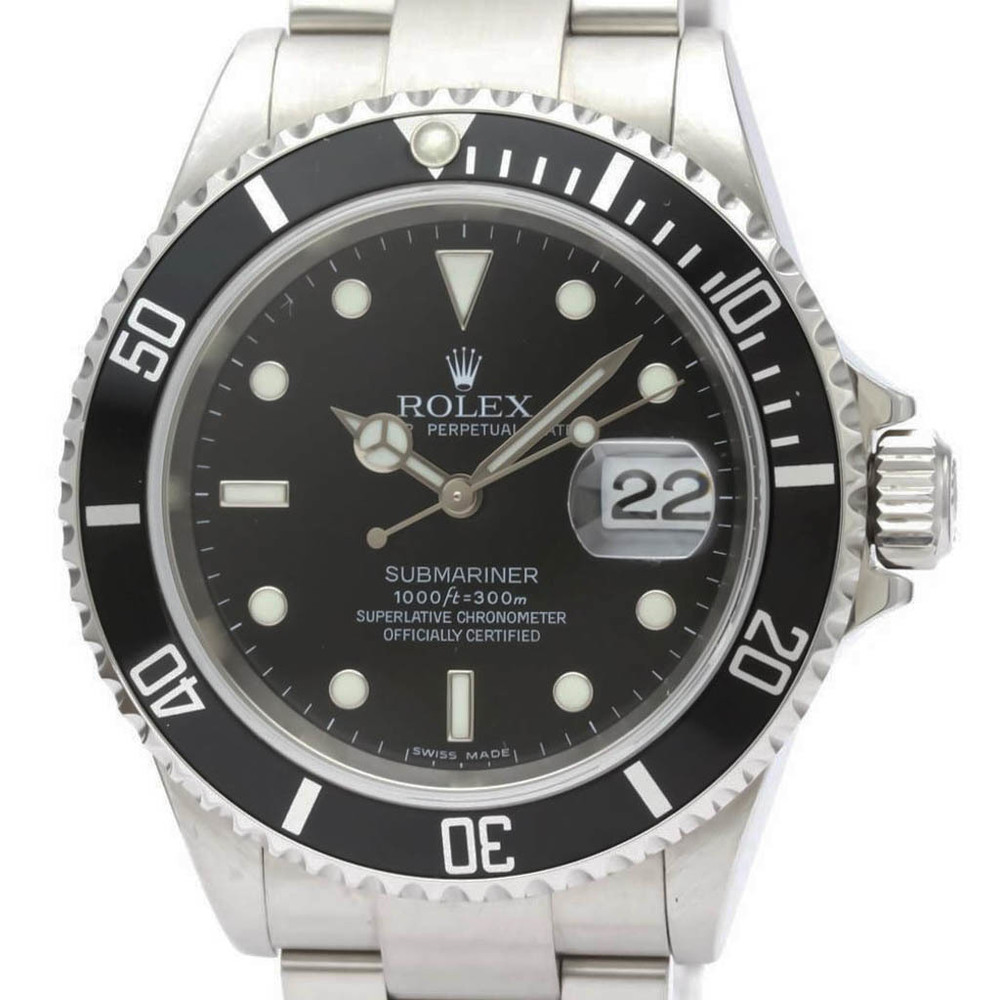ロレックス ROLEX サブマリーナ・デイト 16610 ステンレススチール メンズ 腕時計