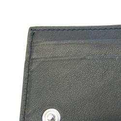 ボッテガ・ヴェネタ(Bottega Veneta) イントレチャート 592678 メンズ,レディース レザー 財布（三つ折り） ブラック