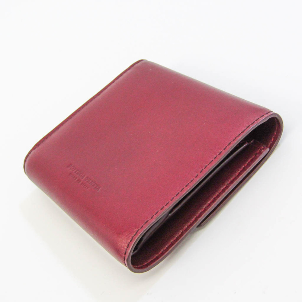 ボッテガ・ヴェネタ(Bottega Veneta) 578752 レディース レザー 財布（三つ折り） ボルドー