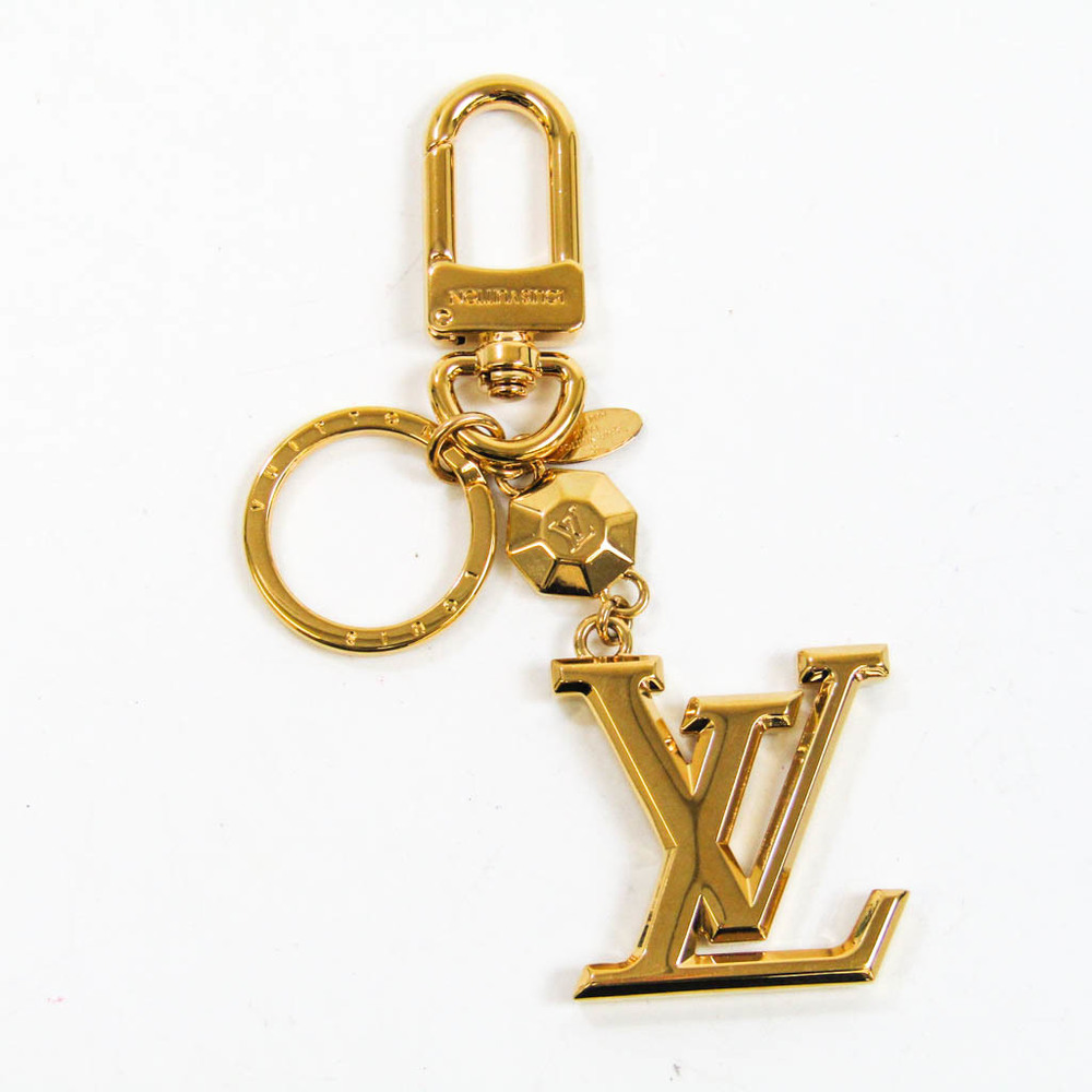 ルイ・ヴィトン(Louis Vuitton) ポルト クレ・LV ファセット M65216 キーホルダー (ゴールド)