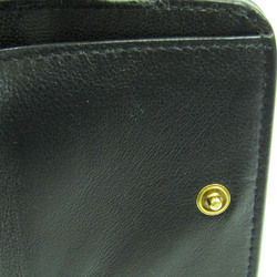 バレンシアガ(Balenciaga) CASH MINI WALLET 593813 レディース,メンズ レザー 財布（三つ折り） ブラック,ホワイト