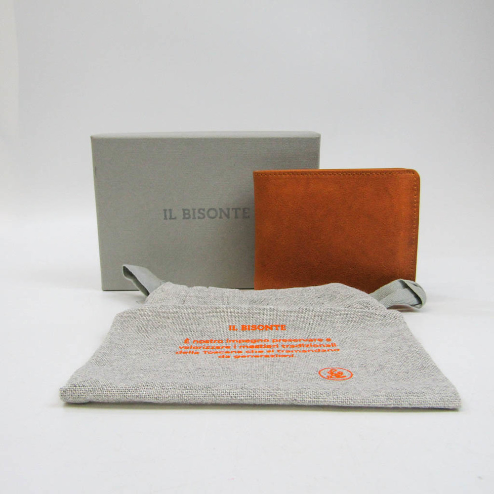 イルビゾンテ(Il Bisonte) SBW060 メンズ レザー 財布（二つ折り） ライトブラウン