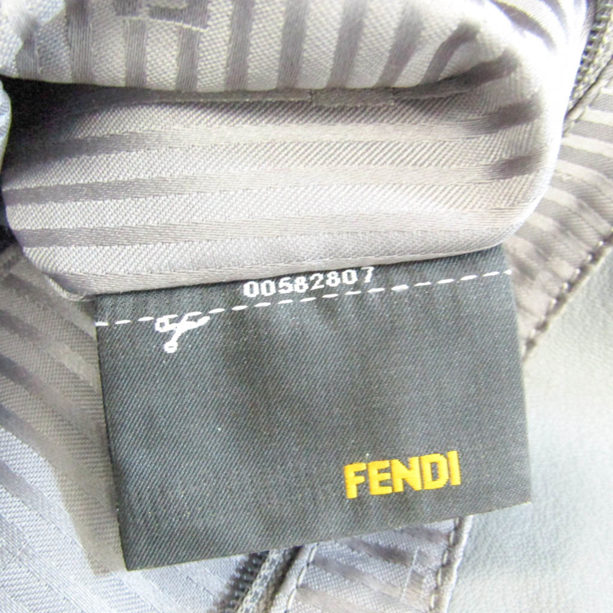 フェンディ(Fendi) ビッグマンマバケット 8BR638 レディース レザー ショルダーバッグ グレー