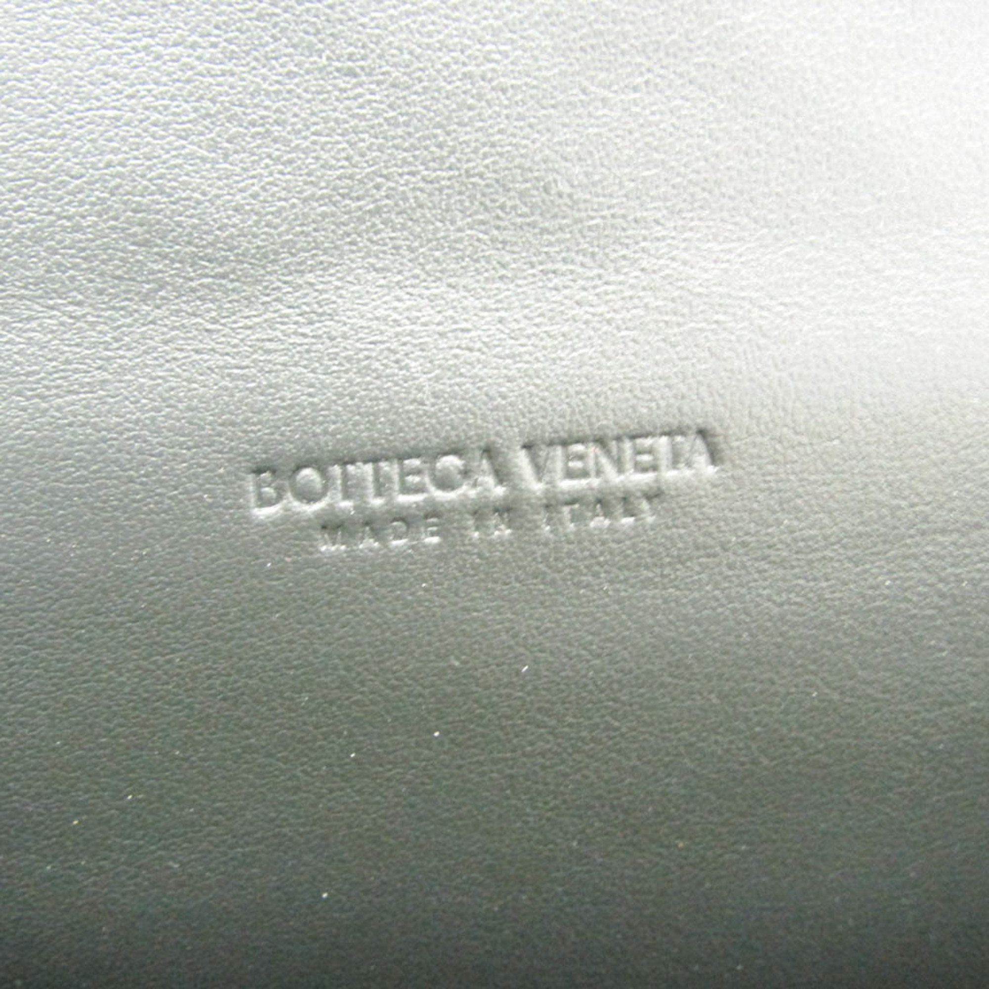 ボッテガ・ヴェネタ(Bottega Veneta) イントレチャート 591365 レディース,メンズ レザー 長財布（二つ折り） ブラック