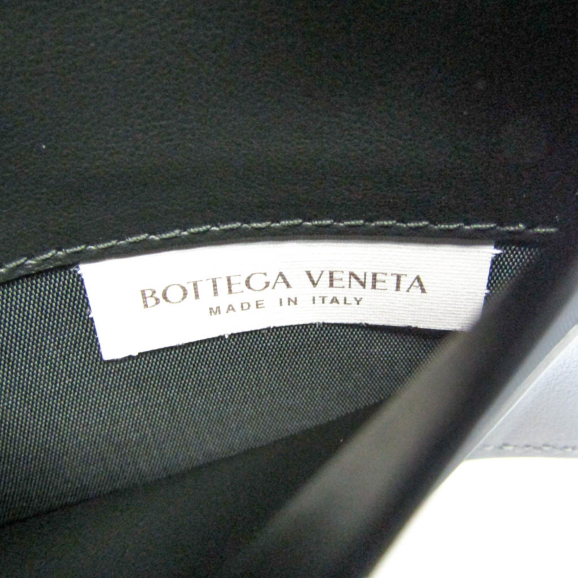 ボッテガ・ヴェネタ(Bottega Veneta) イントレチャート 591365 レディース,メンズ レザー 長財布（二つ折り） ブラック