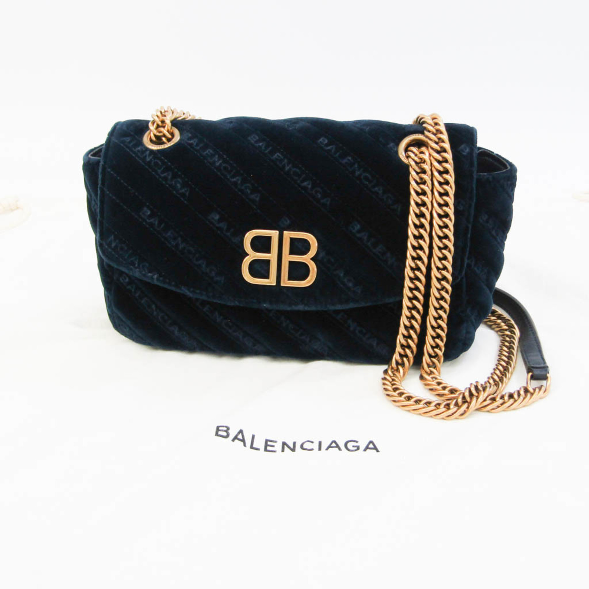 バレンシアガ(Balenciaga) BBロゴ 501681 レディース スエード,レザー