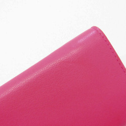 バレンシアガ(Balenciaga) ペーパー ミニウォレット 391446 レディース レザー 財布（三つ折り） ピンク