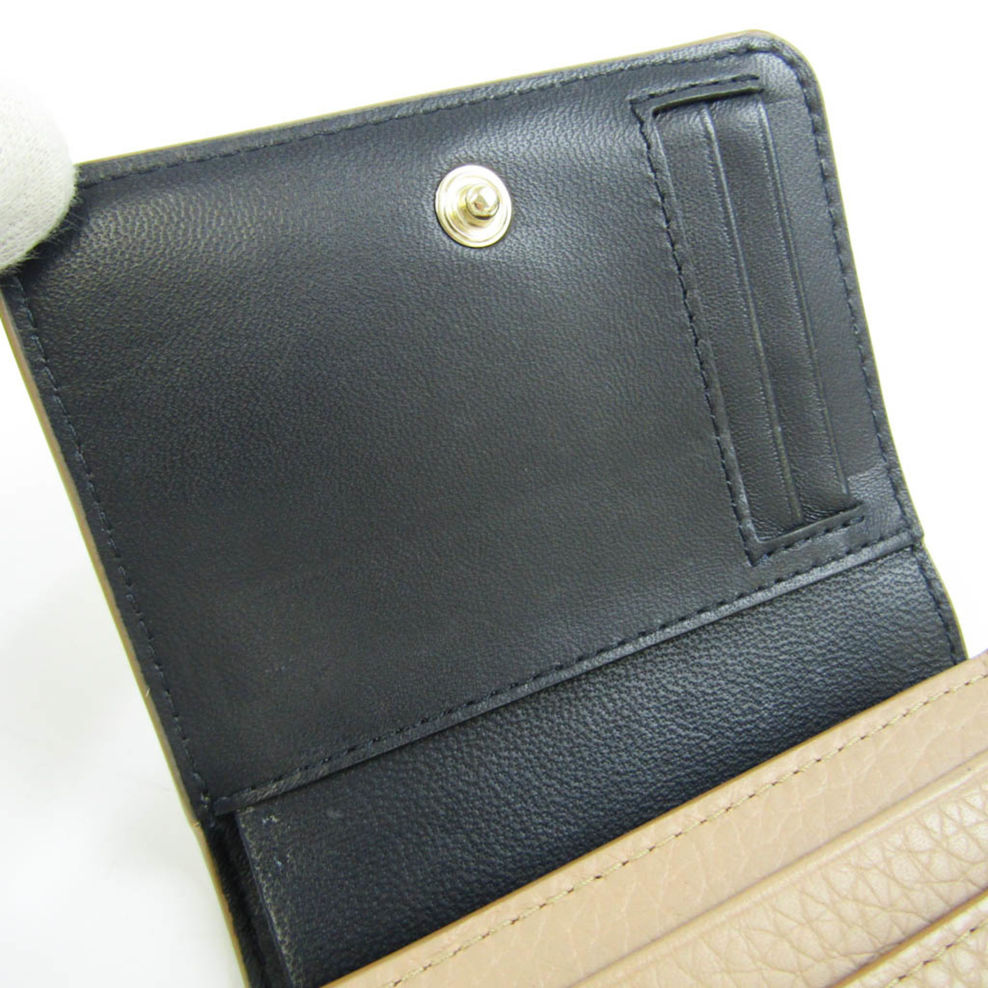 マルベリー(Mulberry) SMALL CONTINENTAL FRENCH PURSE RL6535 レディース レザー 財布（二つ折り） ベージュピンク