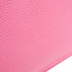 ヴァレクストラ(Valextra) V9L06 レディース  カーフスキン 長財布（二つ折り） ピンク
