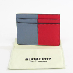 バーバリー(Burberry) レザー カードケース ブルー,ダークグリーン,オレンジ,レッド