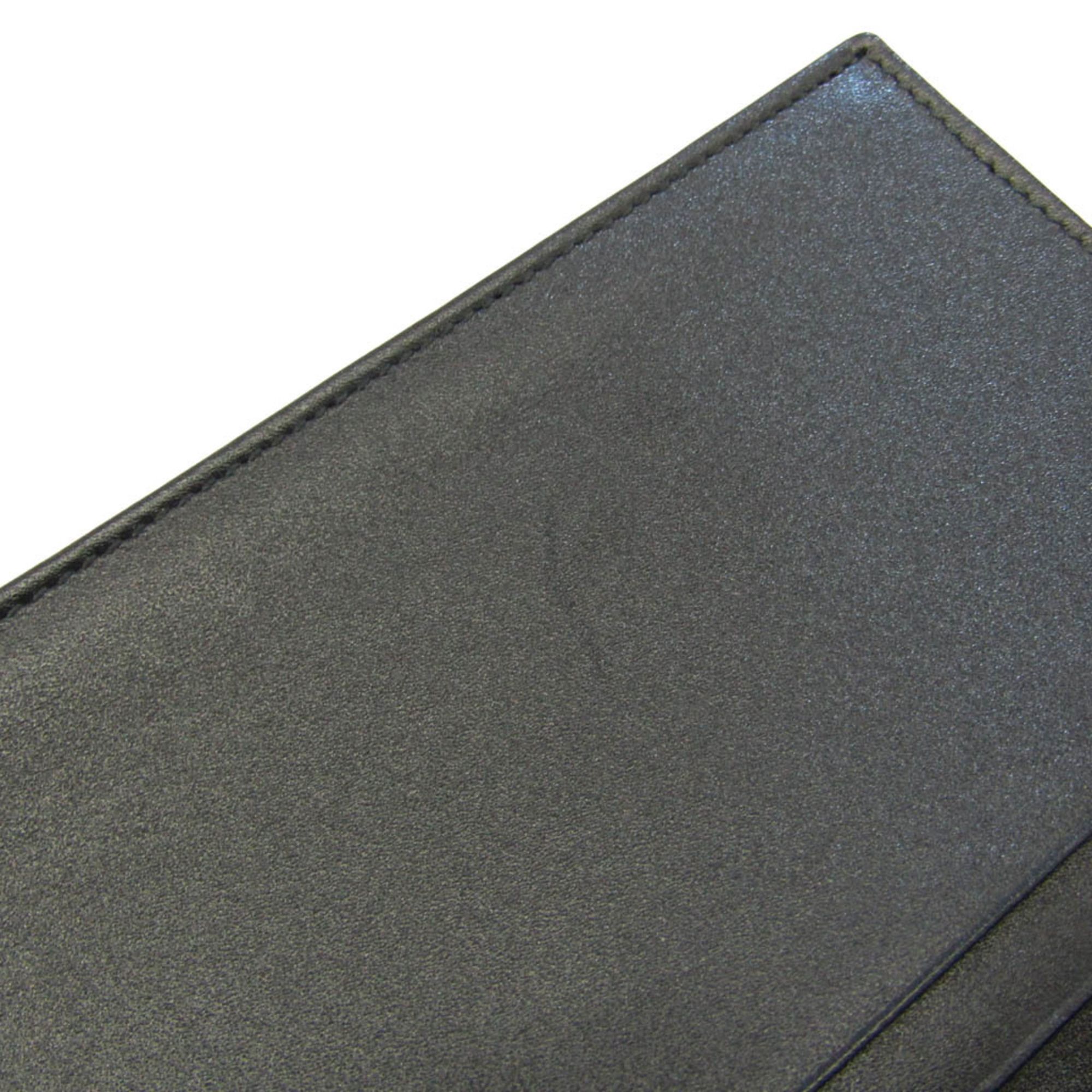 ブルガリ(Bvlgari) 36966 メンズ レザー 長財布（二つ折り） ブラック