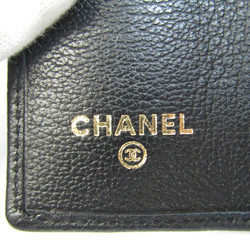 シャネル(Chanel) カメリア レディース レザー キーケース ブラック
