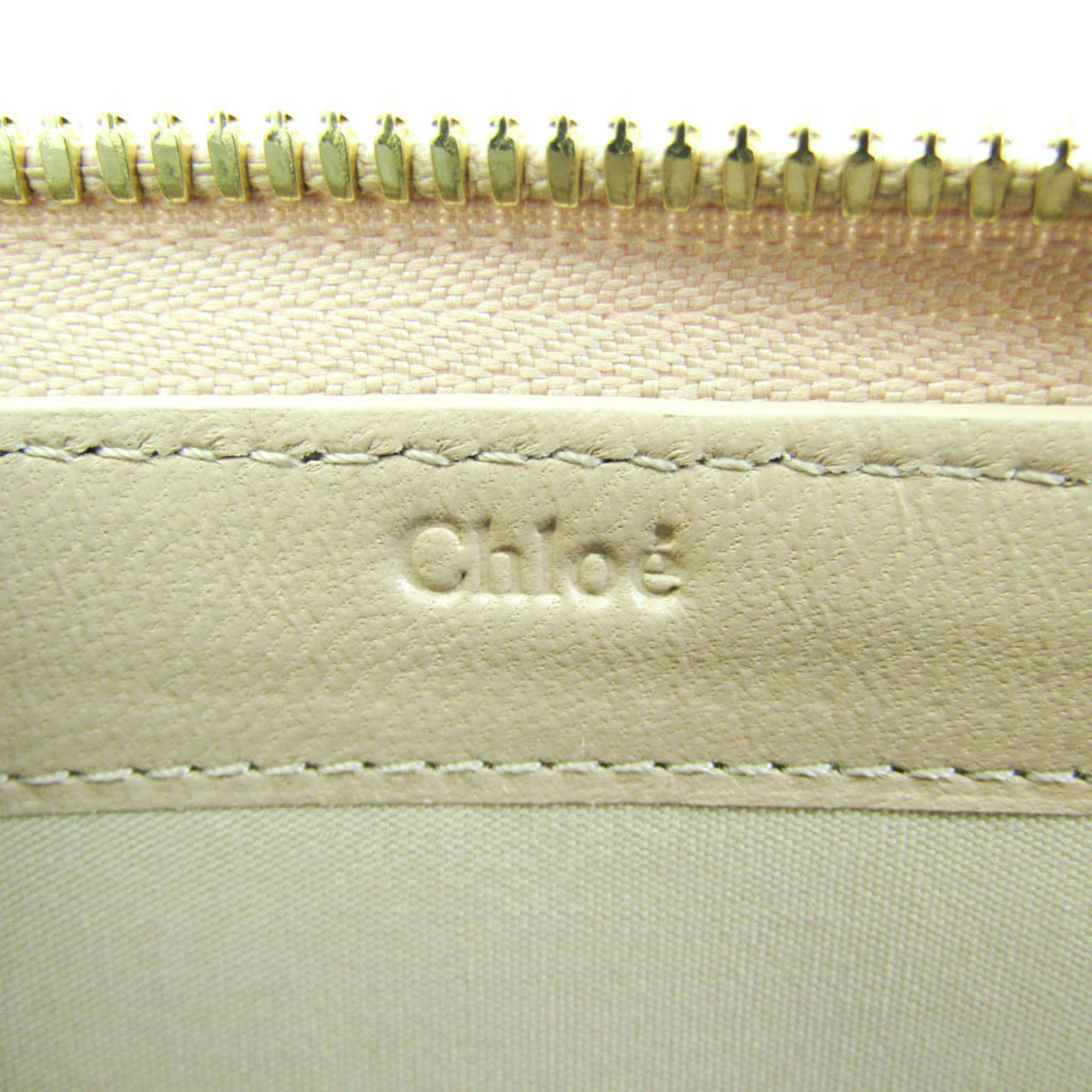 クロエ(Chloé) CHC17AP941H9Q レザー 長財布（二つ折り） ピンクベージュ