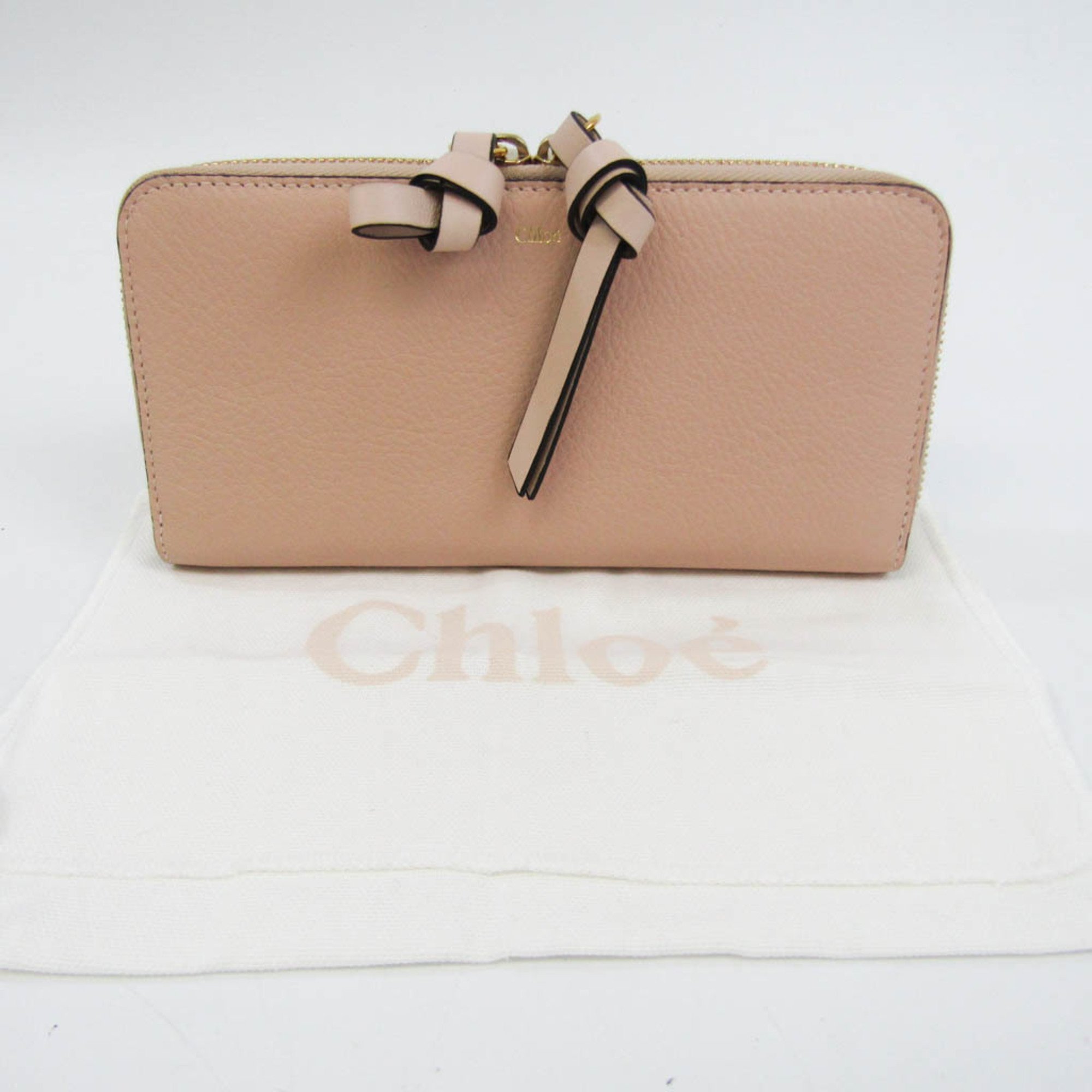 クロエ(Chloé) CHC17AP941H9Q レザー 長財布（二つ折り） ピンク