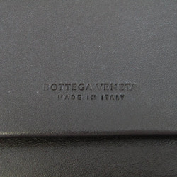 ボッテガ・ヴェネタ(Bottega Veneta) イントレチャート ハンドル付き 169730 メンズ レザー 長財布（二つ折り） ダークブラウン