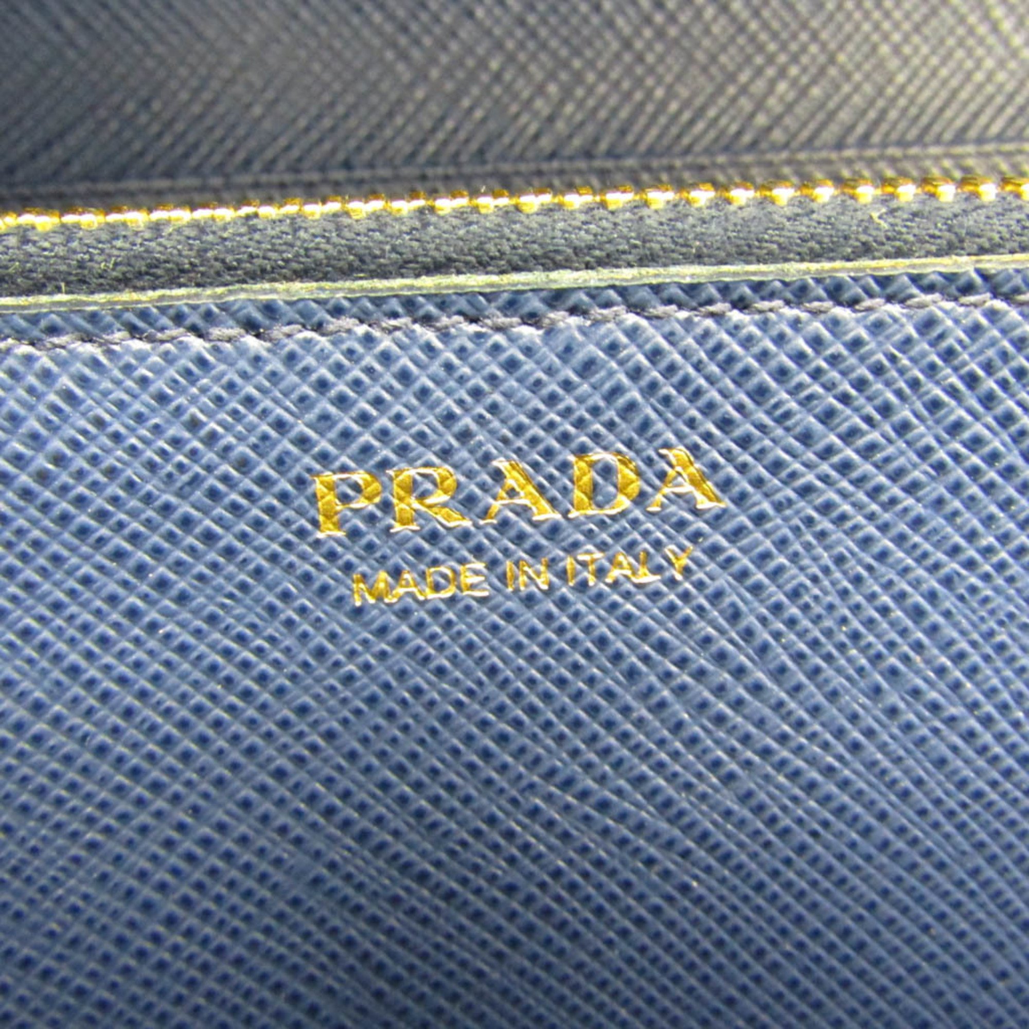 プラダ(Prada) サフィアーノ フィオッコリボン 1MH132 レディース Saffiano 長財布（二つ折り） Bluette(ブリエッタ)