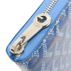 ゴヤール(Goyard) マティニヨン APMZIP GM 10 レディース,メンズ レザー,コーティングキャンバス 長財布（二つ折り） ブルー