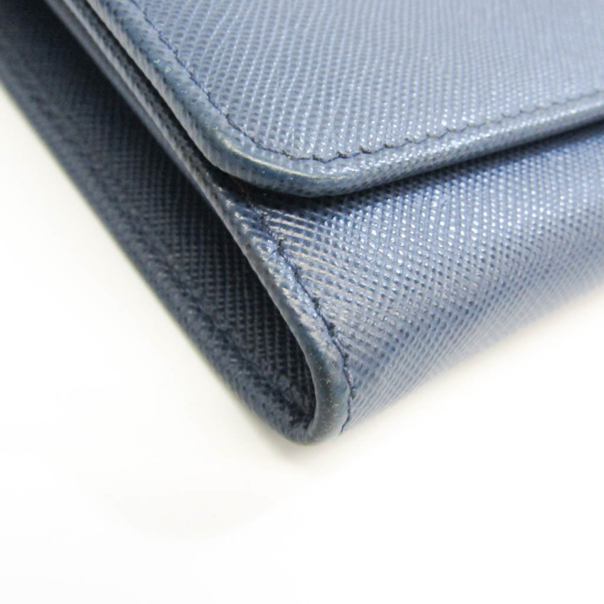 プラダ(Prada) サフィアーノ 1M1426  財布（二つ折り） ブルー