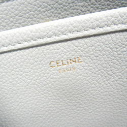 セリーヌ(Celine) メンズ,レディース レザー ハンドバッグ,ショルダーバッグ ライトブルーグレー