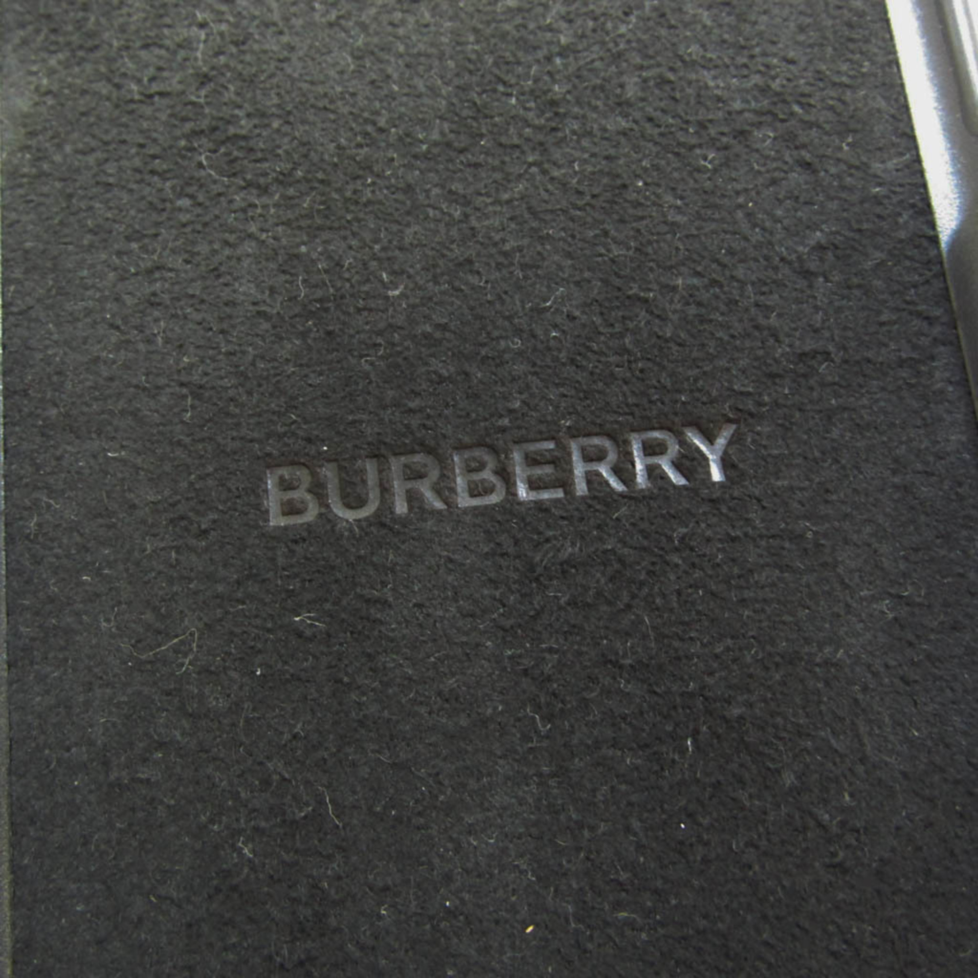 バーバリー(Burberry) ナイトロゴ 8021802 レザー バンパー iPhone X 対応 ブラック