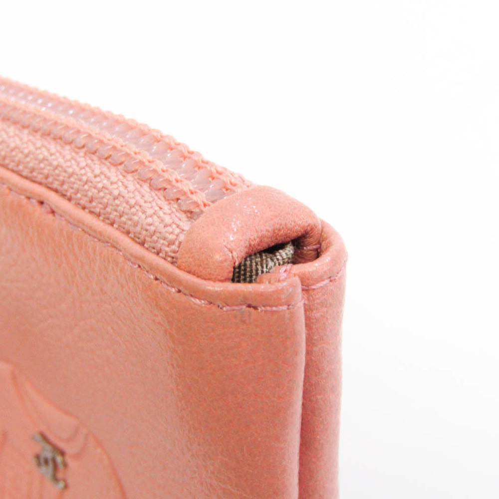シャネル(Chanel) ジャケット モチーフ キーリング付き  小銭入れ・コインケース ピンク