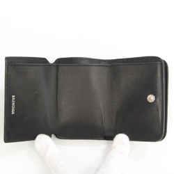 バレンシアガ(Balenciaga) キャッシュ ミニ 593813 メンズ,レディース レザー 財布（三つ折り） ブラック