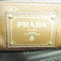 プラダ(Prada) ヴィッテロ B2343M レディース レザー ハンドバッグ,ショルダーバッグ ブラウン