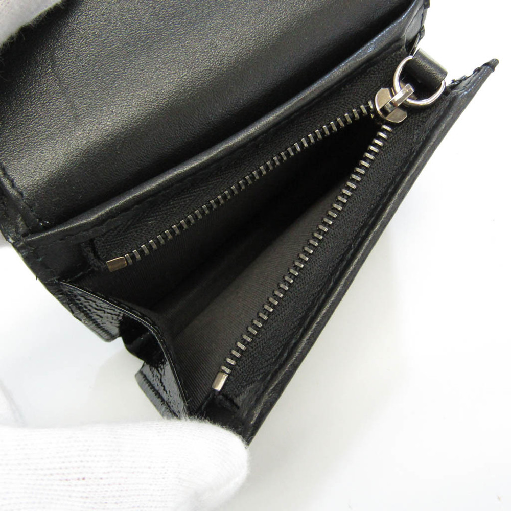 ジミーチュウ(Jimmy Choo) レディース,メンズ PVC スタッズ 財布（二つ折り） ブラック