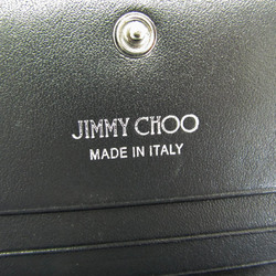 ジミーチュウ(Jimmy Choo) レディース,メンズ PVC スタッズ 財布（二つ折り） ブラック