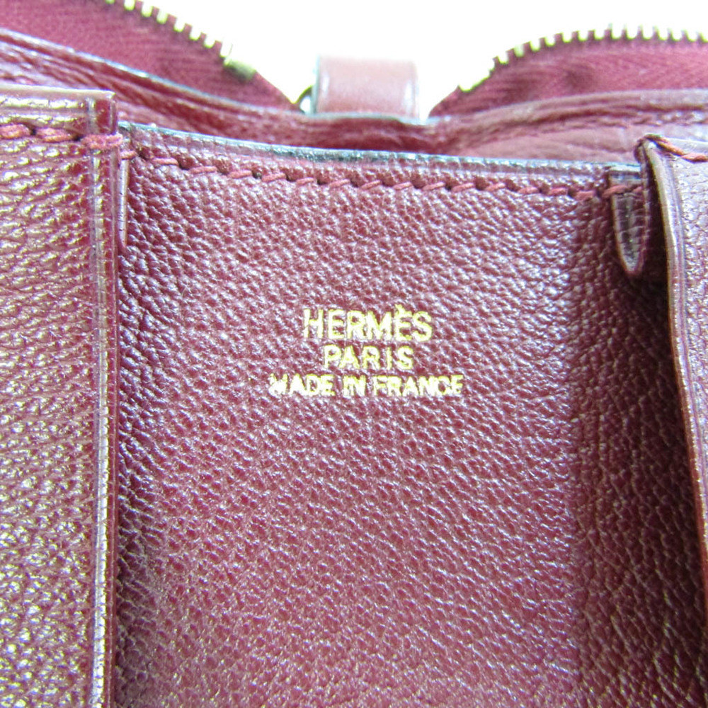 エルメス(Hermes) チャーリー トラベルケース レディース,メンズ ボックスカーフ 長財布（二つ折り） ボルドー