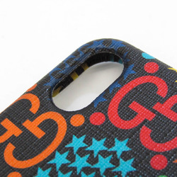 グッチ(Gucci) GGサイケデリック 603758 PVC バンパー iPhone X 対応 ブラック,マルチカラー