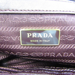 プラダ(Prada) リボン 1BG068 レディース ナイロン,レザー ハンドバッグ,ショルダーバッグ ボルドー