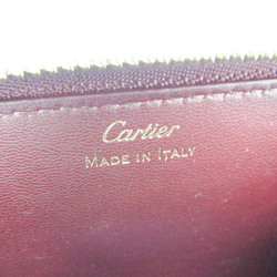 カルティエ(Cartier) マスト ドゥ カルティエ L3001805 レディース レザー カードウォレット バーガンディー