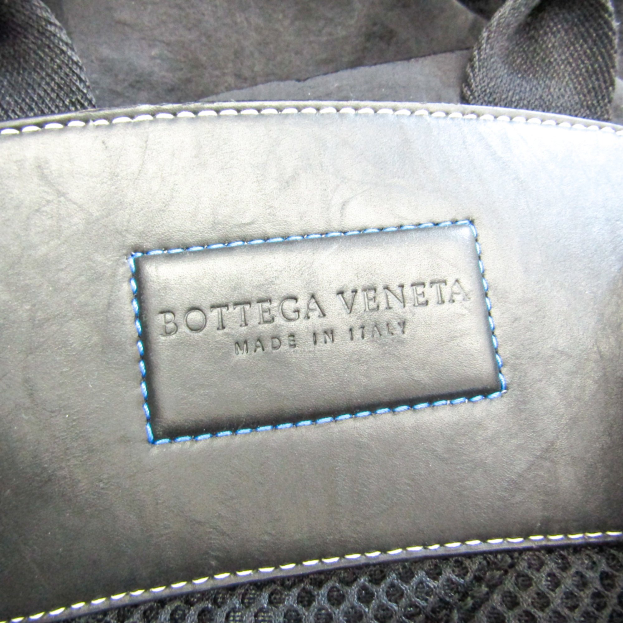 ボッテガ・ヴェネタ(Bottega Veneta) レディース,メンズ ナイロン,レザー リュックサック ブラック,ブルー