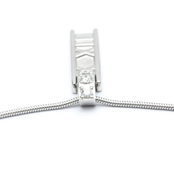 ティファニー(Tiffany) K18ホワイトゴールド(K18WG) ダイヤモンド メンズ,レディース ペンダントネックレス アトラス 3P ダイヤモンド ネックレス