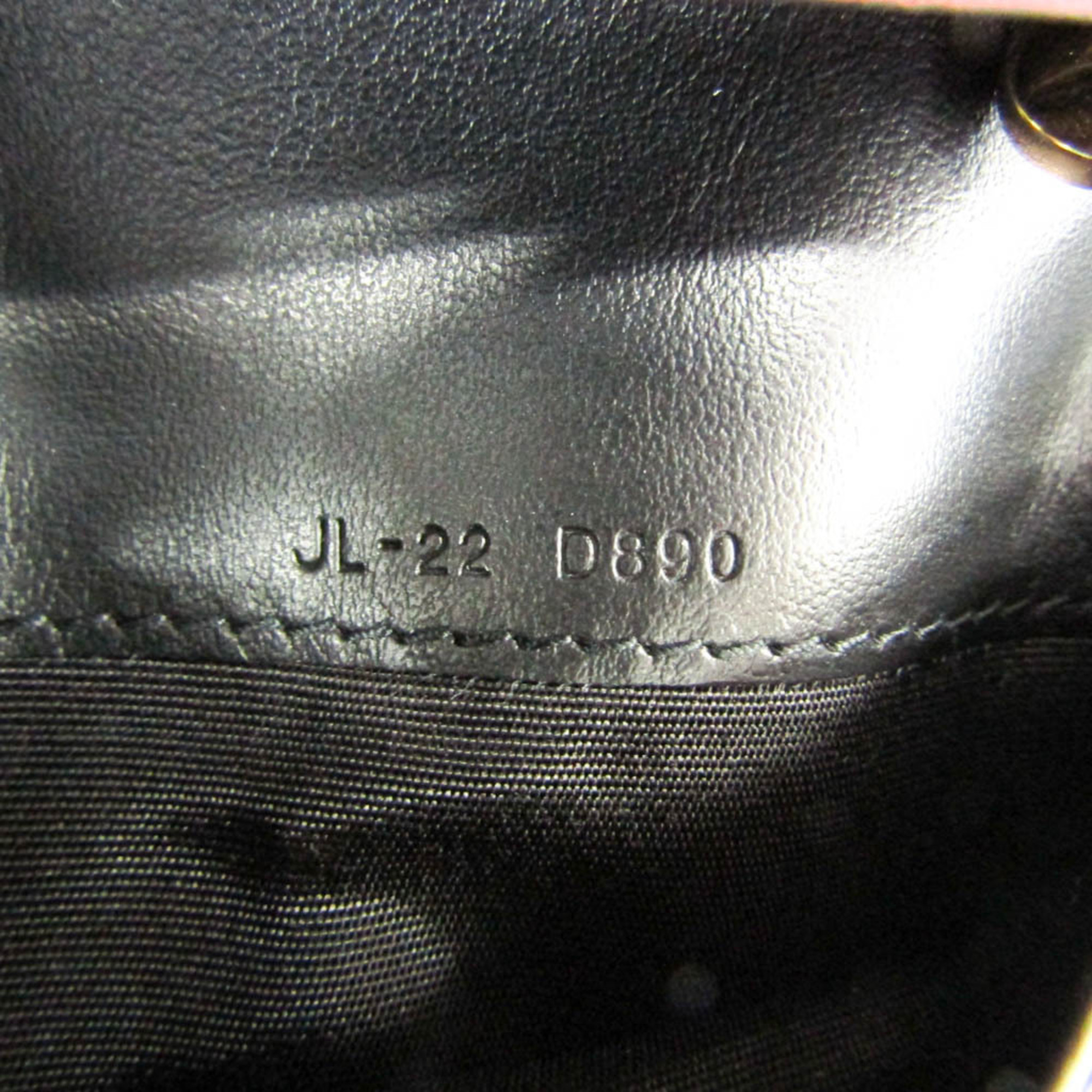 サルヴァトーレ・フェラガモ(Salvatore Ferragamo) ガンチーニ JL 22 D890 レディース レザー,PVC 財布（二つ折り） ベージュ,ブラック