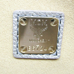 エムシーエム(MCM) MYZ7SMA09SP001 レディース レザー ショルダーバッグ メタリックパープル