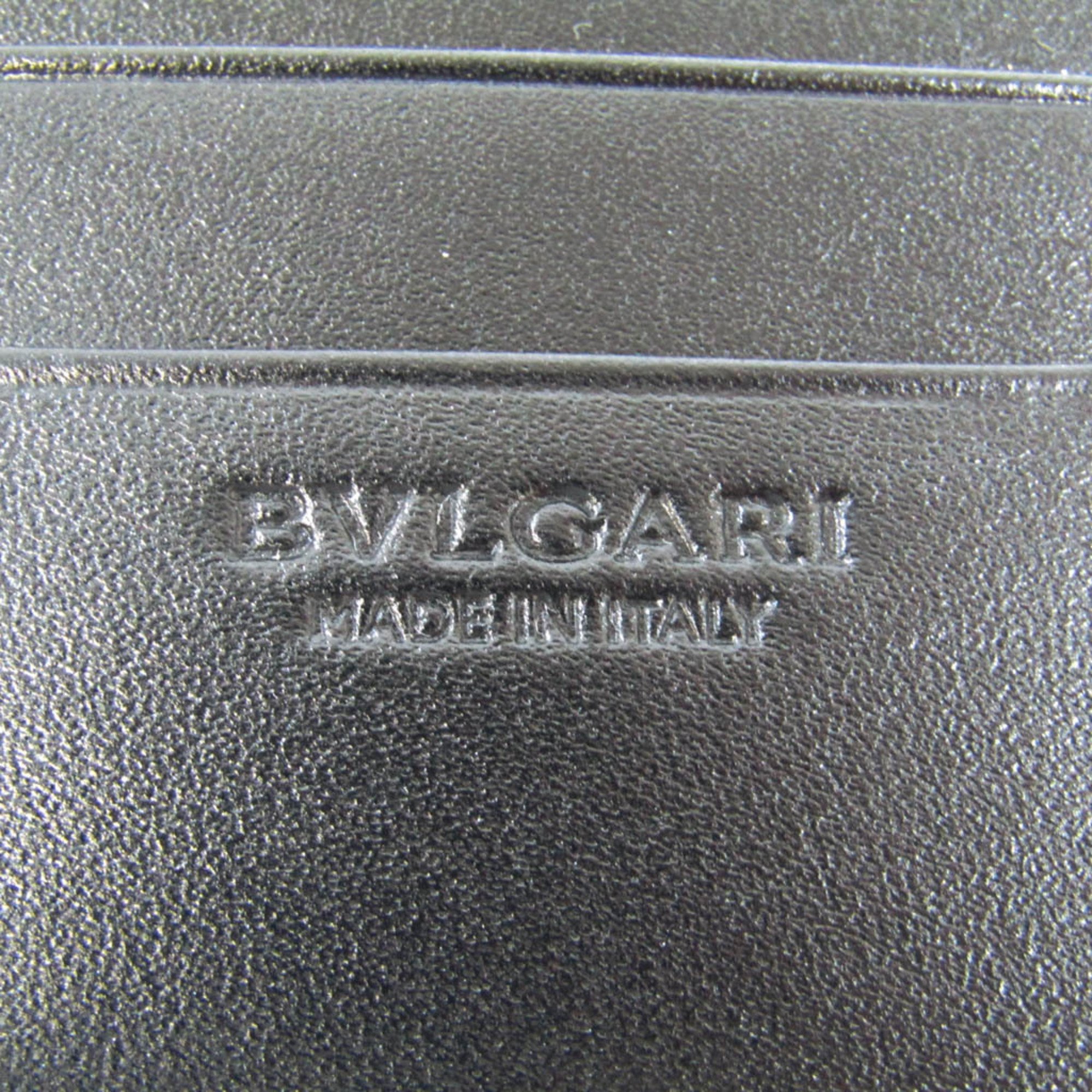 ブルガリ(Bvlgari) 36966 メンズ レザー 長財布（二つ折り） ブラック