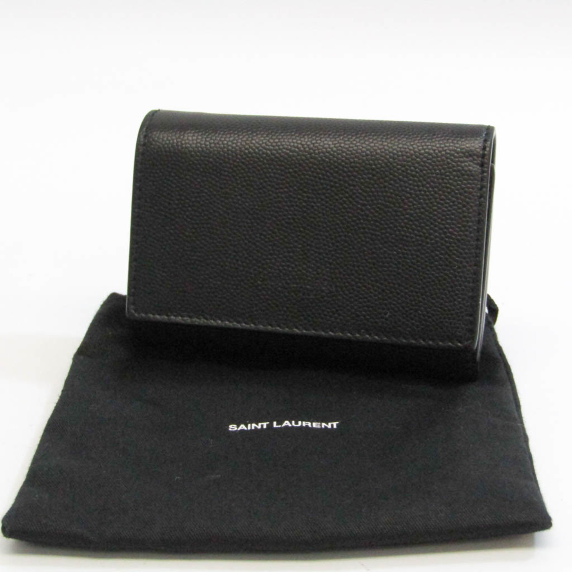 サン・ローラン(Saint Laurent) キーケース  533719 メンズ,レディース レザー 財布（三つ折り） ブラック