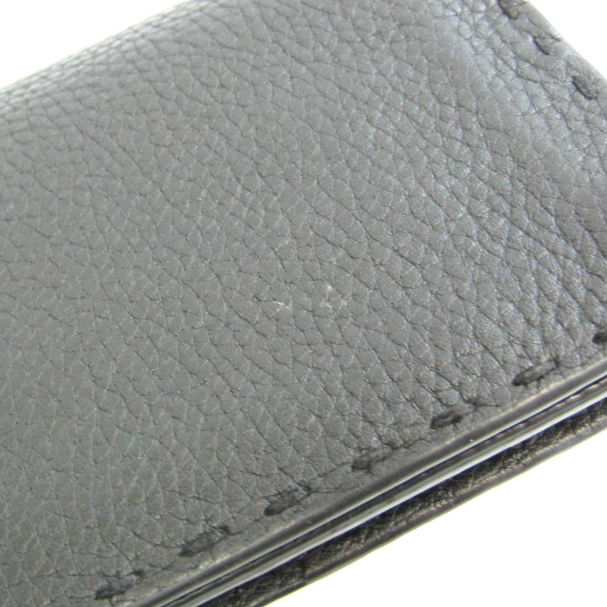 フェンディ(Fendi) セレリア 7M0186 メンズ,レディース レザー 長財布（二つ折り） ブラック